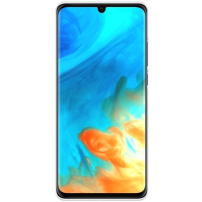 Nillkin Frosted Shield Huawei P30 Pro baltas plastikinis dėklas / Priedai.lt
