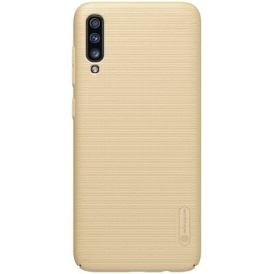 Samsung Galaxy A70 (A705F) Nillkin Frosted Shield zelta plastmasas apvalks / vacins.lv
