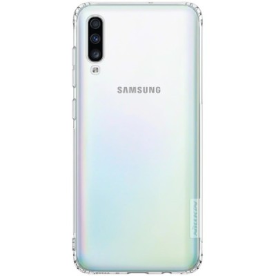 Samsung Galaxy A70 (A705F) Nillkin Nature dzidrs (caurspīdīgs) silikona planākais apvalks / Vacins.lv