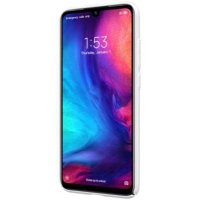 Xiaomi Redmi Note 7 (Redmi Note 7 Pro) Nillkin Frosted Shield balts plastmasas apvalks / vacins.lv