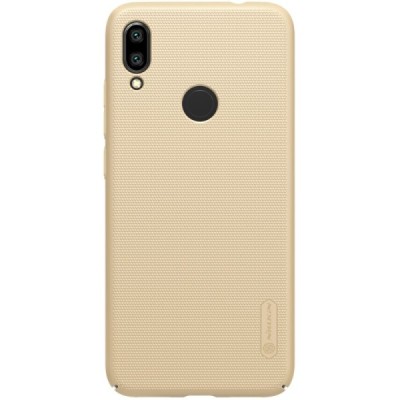 Xiaomi Redmi Note 7 (Redmi Note 7 Pro) Nillkin Frosted Shield zelta plastmasas apvalks / vacins.lv