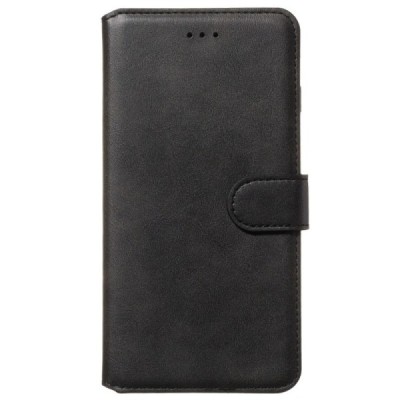 Samsung Galaxy A70 (A705F) atvēramais ādas melns maciņš (maks) / Vacins.lv