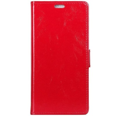 Samsung Galaxy A70 (A705F) atvēramais ādas sarkans maciņš (maks) / Vacins.lv