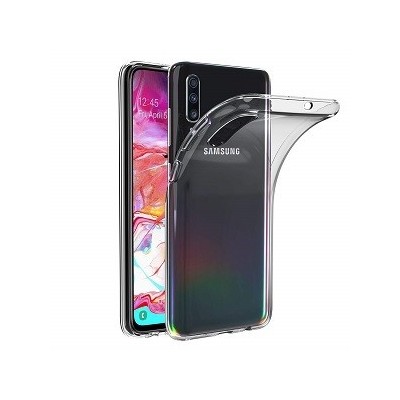 Samsung Galaxy A70 (A705F) kieto silikono TPU skaidrus dėklas - nugarėlė / Priedai.lt