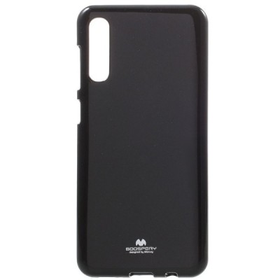 Samsung Galaxy A50 A505F (A50s A507F, A30s A307F) Mercury melns cieta silikona (TPU) apvalks / vacins.lv