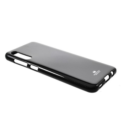 Samsung Galaxy A50 A505F (A50s A507F, A30s A307F) Mercury melns cieta silikona (TPU) apvalks / vacins.lv