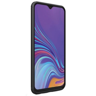 Samsung Galaxy A10 (A105F) „Carbon“ cieta silikona (TPU) melns apvalks / vacins.lv