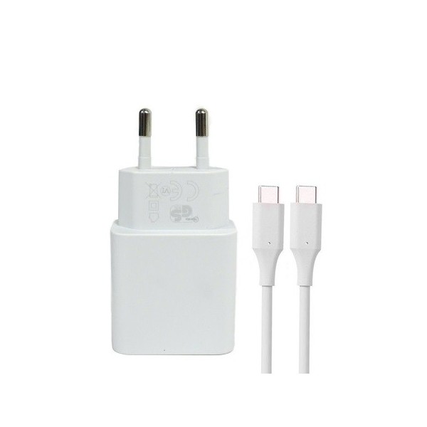 „Google“ Pixel sienas lādētājs (18W) - balts + Type-C vads