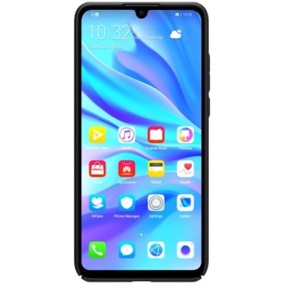 Nillkin Frosted Shield Huawei P30 Lite melns plastmasas futrālis / Vacins.lv