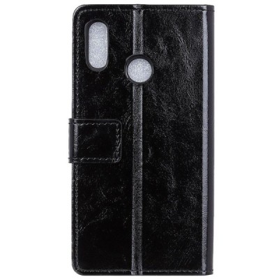 Huawei P30 Lite atvēramais ādas melns maciņš, grāmata (maks) / Vacins.lv