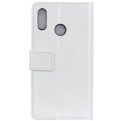 Huawei P30 Lite atvēramais ādas balts maciņš, grāmata (maks) / Vacins.lv