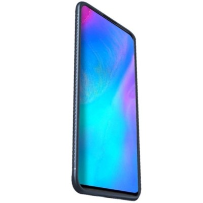 Huawei P30 Lite „Lenuo“ cieta silikona (TPU) zils apvalks / vacins.lv
