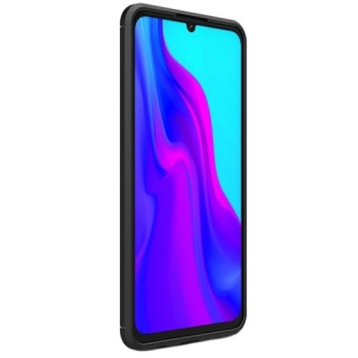 Huawei P30 Lite „Carbon“ cieta silikona (TPU) melns apvalks / vacins.lv