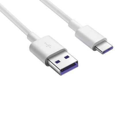 Oficiāls Huawei USB Type-C balts vads 1 m. (AP71, origināls) / Vacins.lv