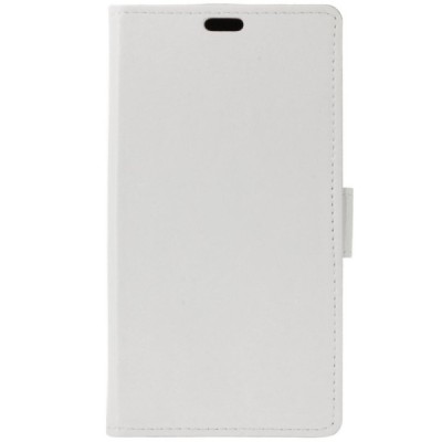 Sony Xperia 10 (XA3) atvēramais ādas balts maciņš (maks) / Vacins.lv