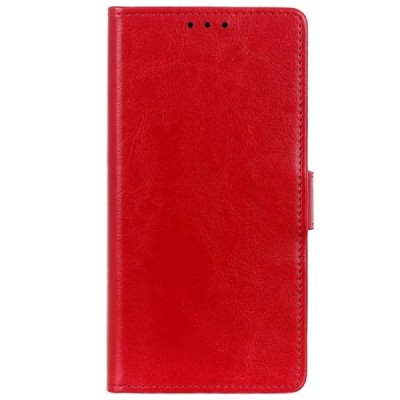 Xiaomi Mi 9 SE atvēramais ādas sarkans maciņš (maks) / Vacins.lv