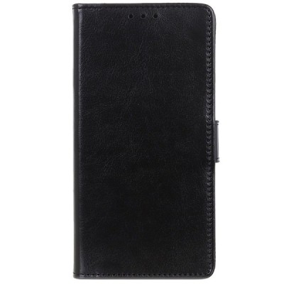 LG Q60 atvēramais ādas melns maciņš (maks) / Vacins.lv