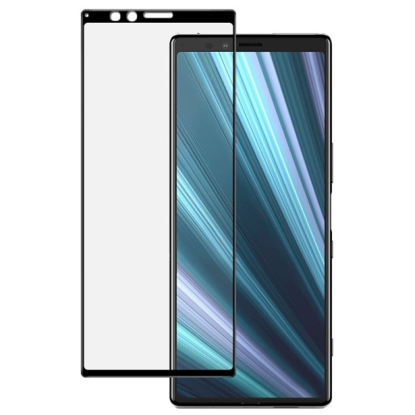 „Imak“ Tempered Glass pilnīgi aizsedzams ekrāna aizsargstikls 0.2 mm - melns (Xperia 1)