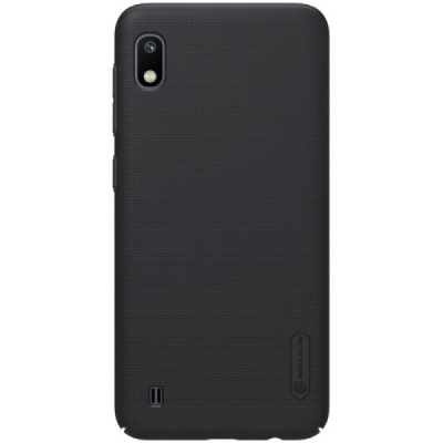 Samsung Galaxy A10 (A105F) Nillkin Frosted Shield melns plastmasas apvalks / vacins.lv