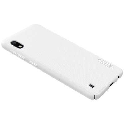 Samsung Galaxy A10 (A105F) Nillkin Frosted Shield balts plastmasas apvalks / vacins.lv