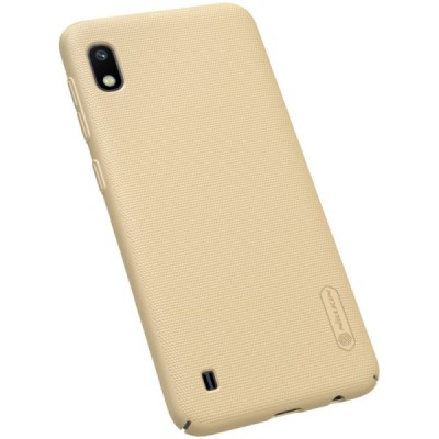 Samsung Galaxy A10 (A105F) Nillkin Frosted Shield zelta plastmasas apvalks / vacins.lv