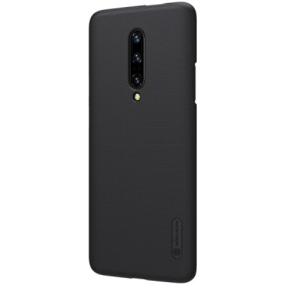 Nillkin Frosted Shield OnePlus 7 Pro melns plastmasas futrālis / Vacins.lv