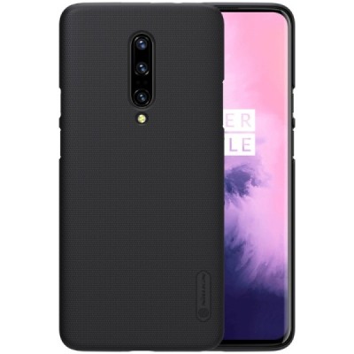 Nillkin Frosted Shield OnePlus 7 Pro melns plastmasas futrālis / Vacins.lv