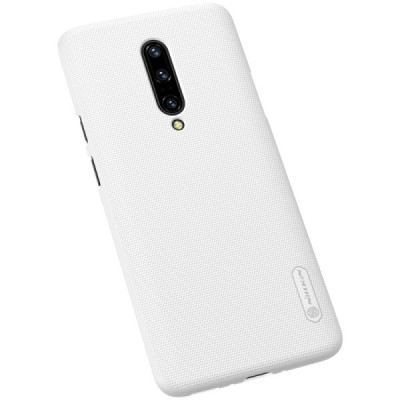 Nillkin Frosted Shield OnePlus 7 Pro balts plastmasas futrālis / Vacins.lv
