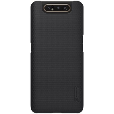 Samsung Galaxy A80 (A805F) Nillkin Frosted Shield melns plastmasas apvalks / vacins.lv