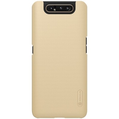 Samsung Galaxy A80 (A805F) Nillkin Frosted Shield auksinis plastikinis dėklas / Priedai.lt