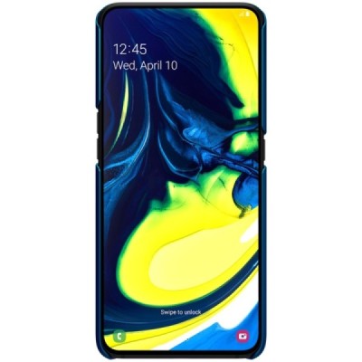 Samsung Galaxy A80 (A805F) Nillkin Frosted Shield zils plastmasas apvalks / vacins.lv