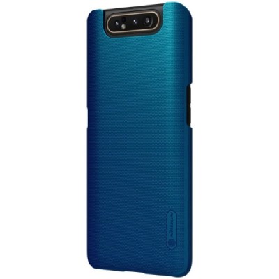 Samsung Galaxy A80 (A805F) Nillkin Frosted Shield zils plastmasas apvalks / vacins.lv