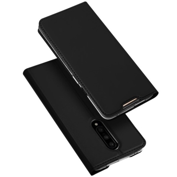 „Dux Ducis“ Skin atvērams maciņš - melns (OnePlus 7 Pro)