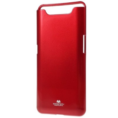 Samsung Galaxy A80 (A805F) Mercury sarkans cieta silikona (TPU) apvalks / vacins.lv