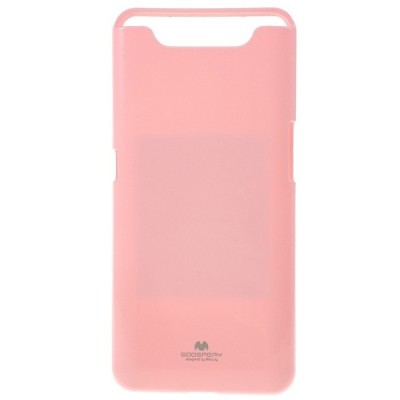 Samsung Galaxy A80 (A805F) Mercury rožinis kieto silikono (TPU) dėklas / Priedai.lt