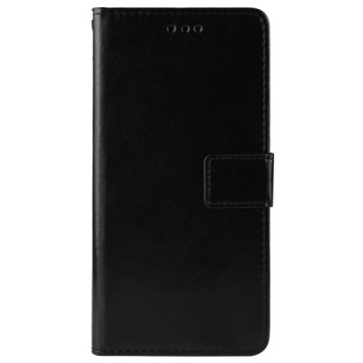 Xiaomi Mi 9 (Mi 9 Explorer) atvēramais ādas melns maciņš (maks) / Vacins.lv