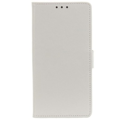 Xiaomi Mi 9 (Mi 9 Explorer) atverčiamas baltas odinis dėklas - piniginė / Priedai.lt