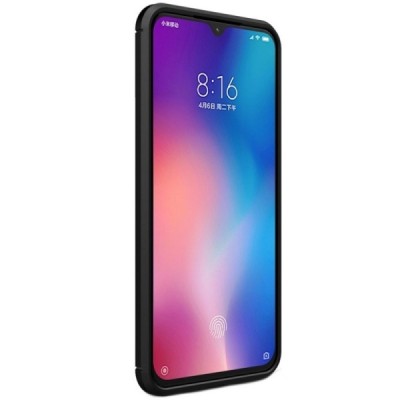 Xiaomi Mi 9 SE kieto silikono TPU juodas dėklas - nugarėlė | Priedai.lt