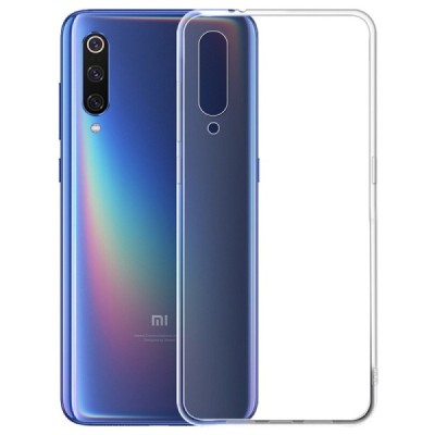 Xiaomi Mi 9 SE skaidrus (permatomas) silikoninis TPU ploniausias pasaulyje dėklas / Priedai.lt