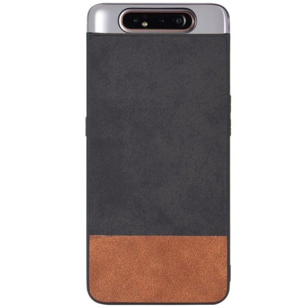 „Bi-Color“ Splicing dėklas - rudas / juodas (Galaxy A80)