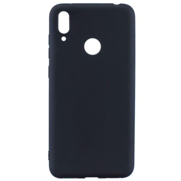 Planākais TPU apvalks - melns (Y7 2019)