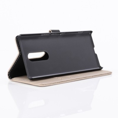 Sony Xperia 1 (XZ4) atvēramais ādas smilšains retro maciņš (maks) / Vacins.lv