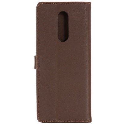 Sony Xperia 1 (XZ4) atvēramais ādas tumši brūns retro maciņš (maks) / Vacins.lv