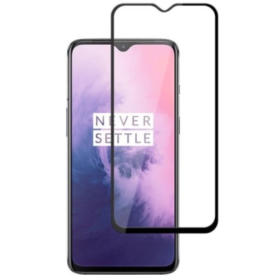 OnePlus 7 (OnePlus Seven) „Mocolo“ 9H Tempered Glass sustiprintos apsaugos juodas pilnai dengiantis apsauginis ekrano stiklas 0,