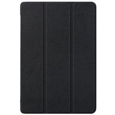 Huawei MediaPad M5 10.8 (MediaPad M5 10 Pro) atverčiamas juodas odinis dėklas - knygutė / Priedai.lt