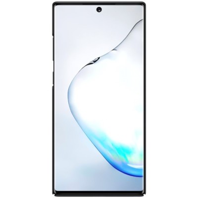 Samsung Galaxy Note 10+ (N975F) Nillkin Frosted Shield melns plastmasas futrālis / Vacins.lv