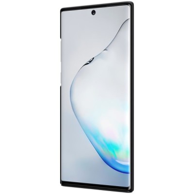 Samsung Galaxy Note 10+ (N975F) Nillkin Frosted Shield melns plastmasas futrālis / Vacins.lv