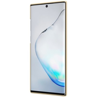 Samsung Galaxy Note 10+ (N975F) Nillkin Frosted Shield zelta plastmasas futrālis / Vacins.lv