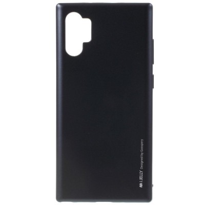 Samsung Galaxy Note 10+ (N975F) Mercury juodas kieto silikono tpu dėklas - nugarėlė / Priedai.lt