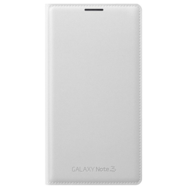 „Samsung“ Flip Wallet atverčiamas dėklas - baltas (Galaxy Note 3)
